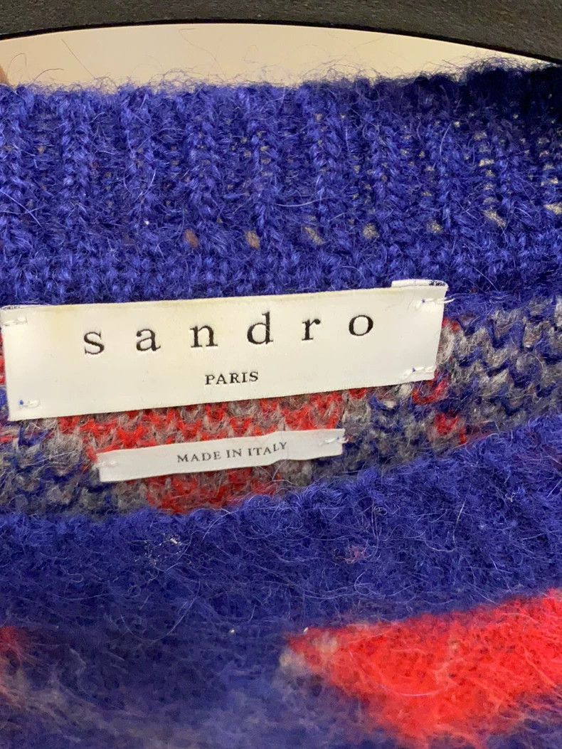 Celine Colorful Argyle Knit Sweater Size US M / EU 48-50 / 2 - 2 Thumbnail