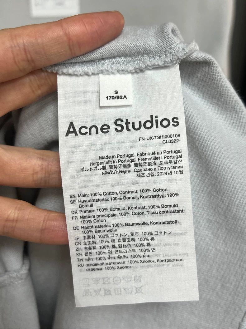 Acne Studios Acne Studios Long Sleeve T-Shirt with Layered Look Size US S / EU 44-46 / 1 - 4 Thumbnail