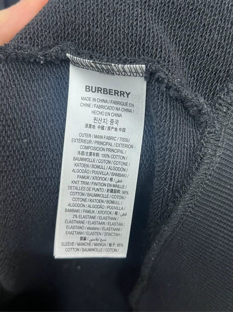 Burberry Burberry Logo Zip Hoodie with Check Pattern Size US S / EU 44-46 / 1 - 5 Thumbnail
