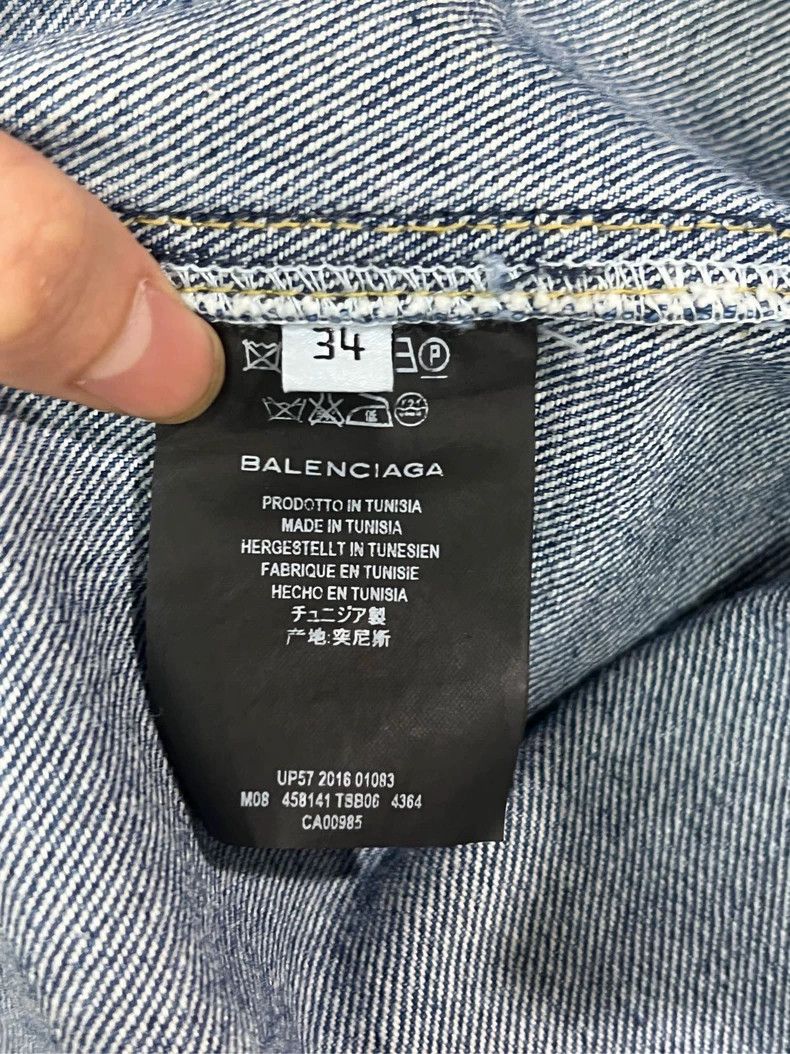 Balenciaga Balenciaga Denim Robe Coat Size US XS / EU 42 / 0 - 3 Thumbnail