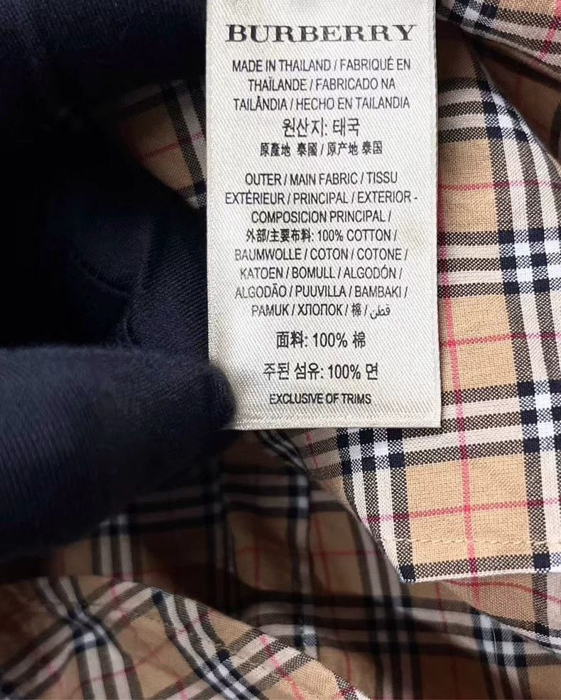 Burberry Burberry Khaki Check Pattern Long Sleeve Shirt Size US XS / EU 42 / 0 - 4 Thumbnail
