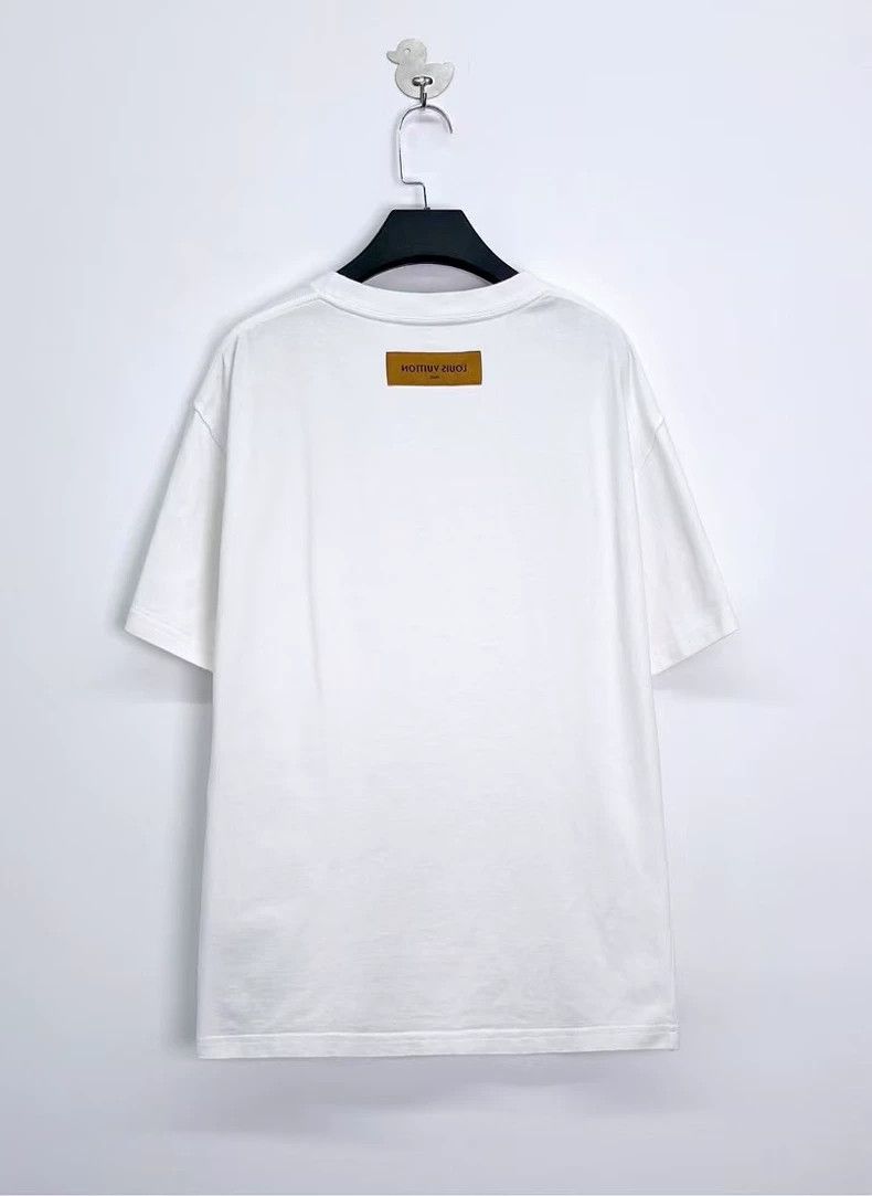 Louis Vuitton Louis Vuitton White Short Sleeve T-Shirt Size US M / EU 48-50 / 2 - 2 Thumbnail