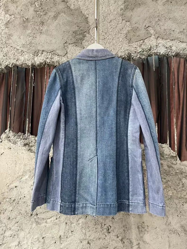 Dior Dior Double-Breasted Denim Jacket Size US S / EU 44-46 / 1 - 2 Thumbnail