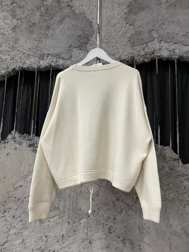 Celine Celine Embroidered Logo Knit Sweater Size US S / EU 44-46 / 1 - 2 Thumbnail
