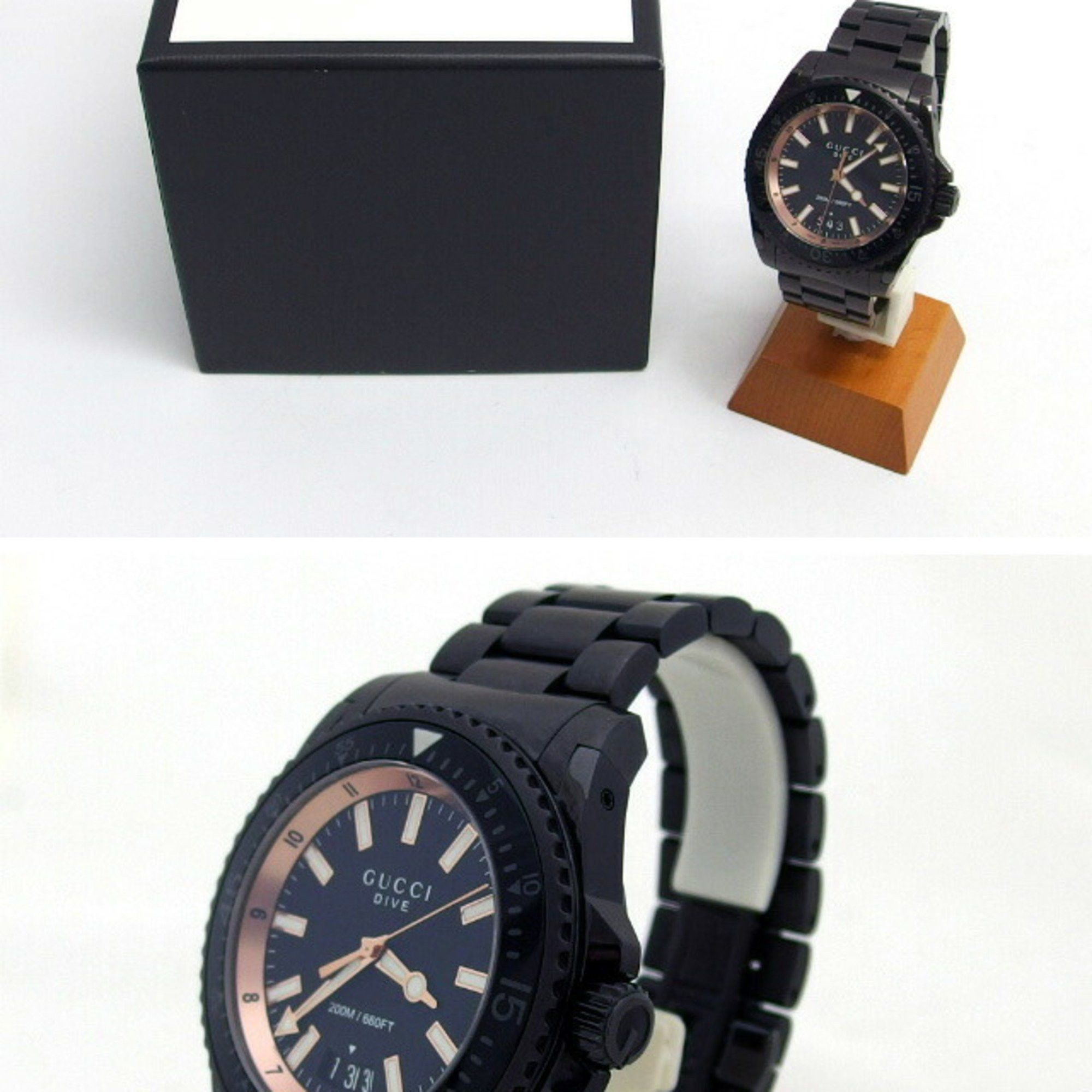 Gucci Gucci Dive Date Watch Men's Black Size ONE SIZE - 3 Thumbnail