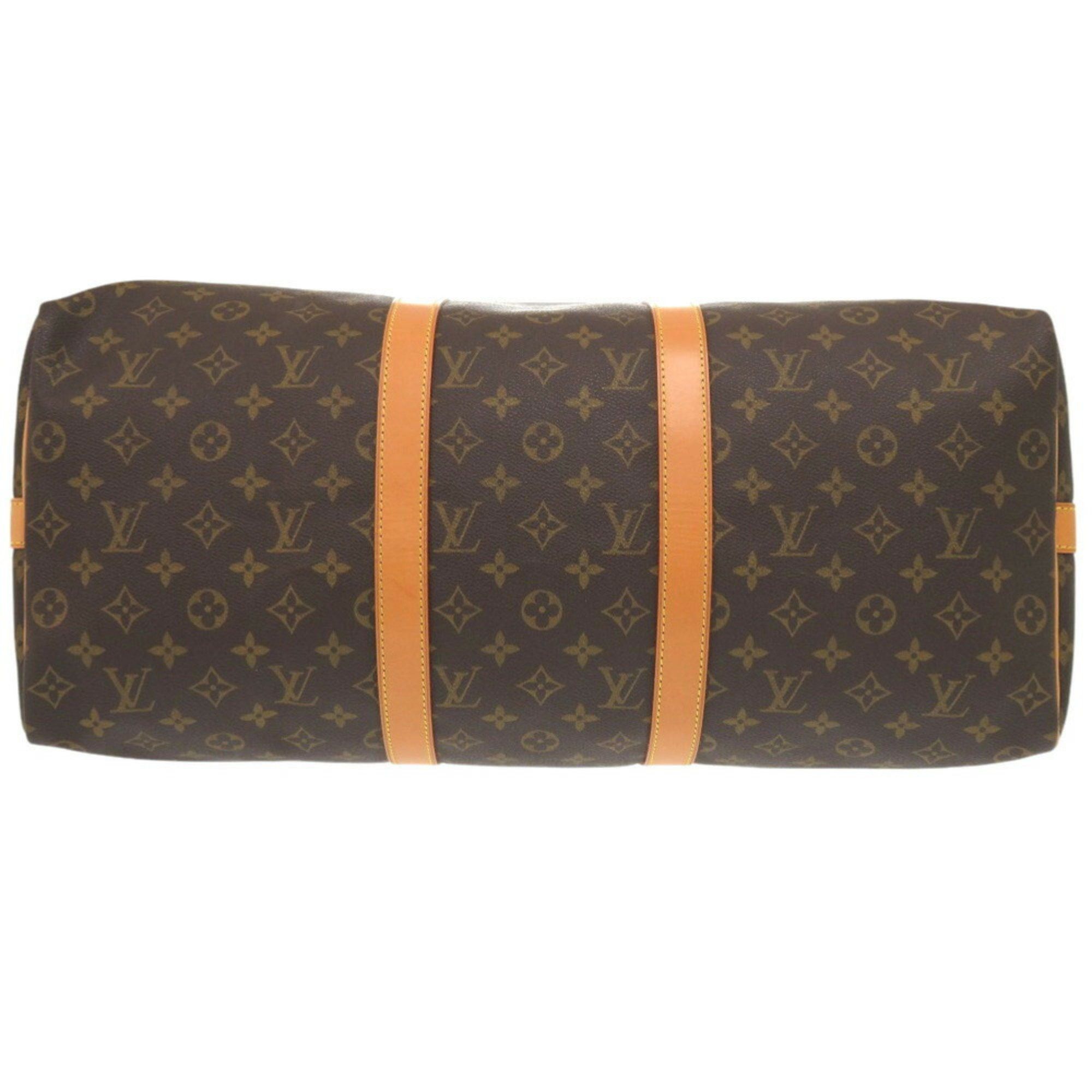 Louis Vuitton Louis Vuitton Keepall Bandouliere 50 Monogram M41416 Boston Bag LV 0655 LOUIS VUITTON Men's Size ONE SIZE - 4 Thumbnail