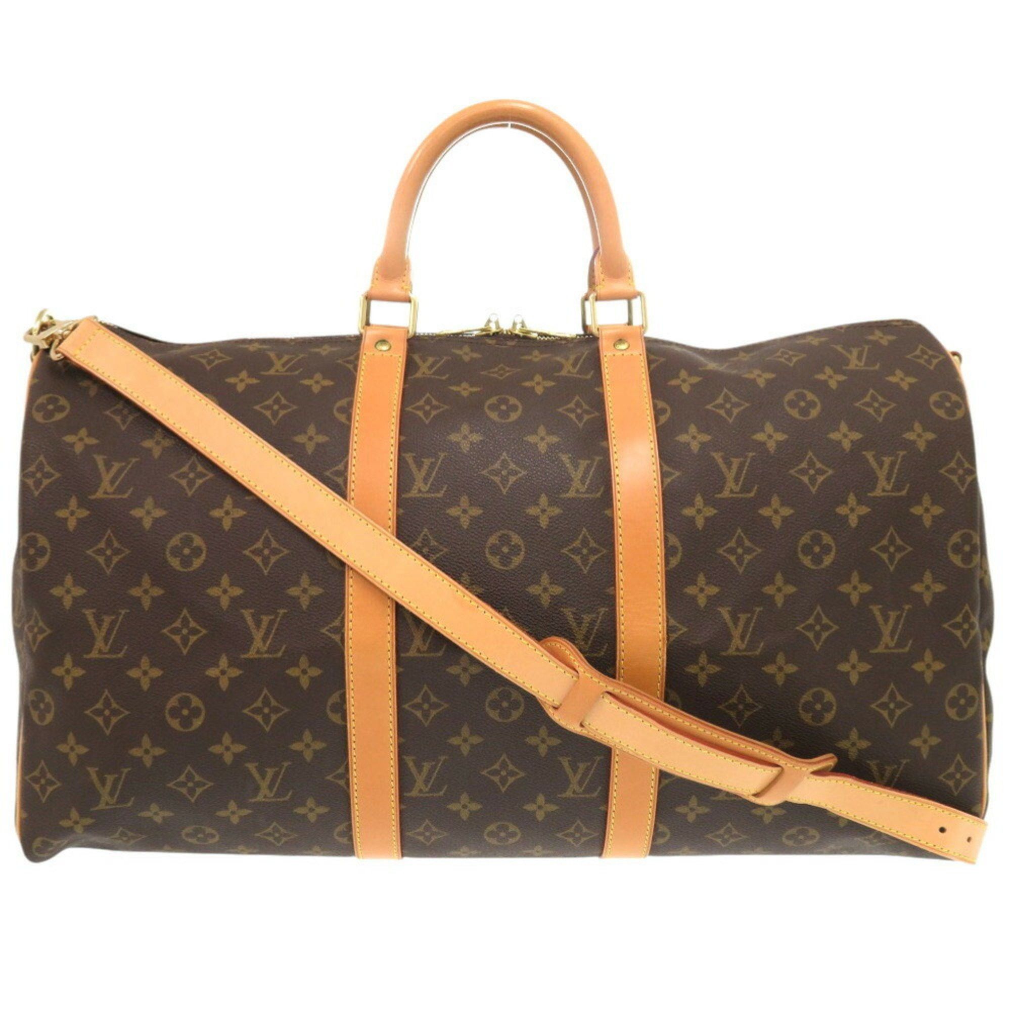 Louis Vuitton Louis Vuitton Keepall Bandouliere 50 Monogram M41416 Boston Bag LV 0655 LOUIS VUITTON Men's Size ONE SIZE - 2 Thumbnail