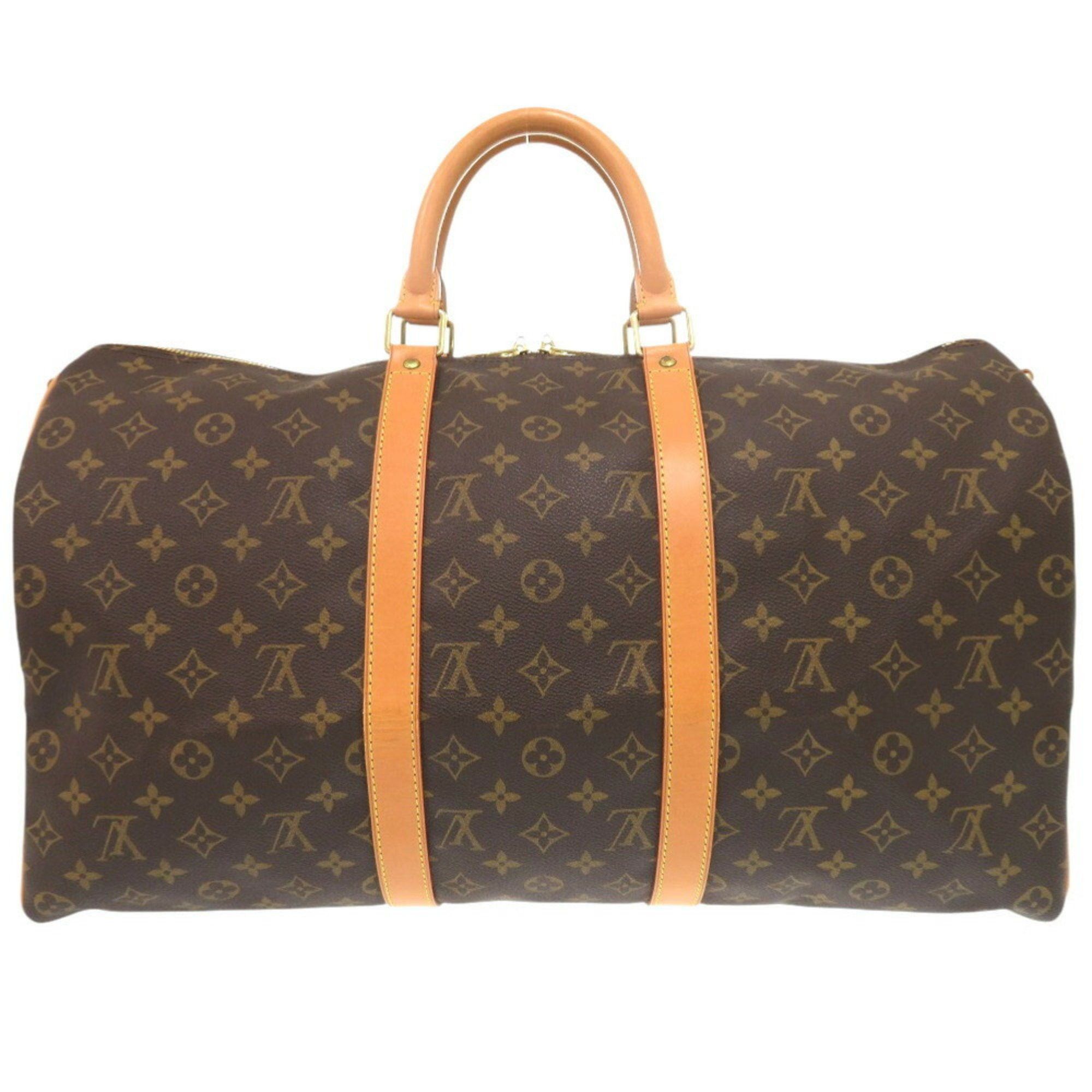 Louis Vuitton Louis Vuitton Keepall Bandouliere 50 Monogram M41416 Boston Bag LV 0655 LOUIS VUITTON Men's Size ONE SIZE - 3 Thumbnail