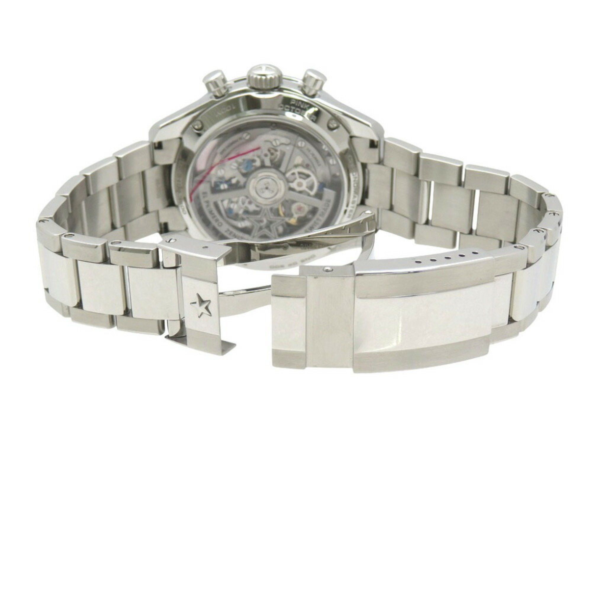 ZENITH Like new Zenith Automatic Chronomaster Sport Pink El Primero 03.3109.3600/18.M3100 Watch Stainless Steel 1523ZENITH Men's Size ONE SIZE - 6 Thumbnail