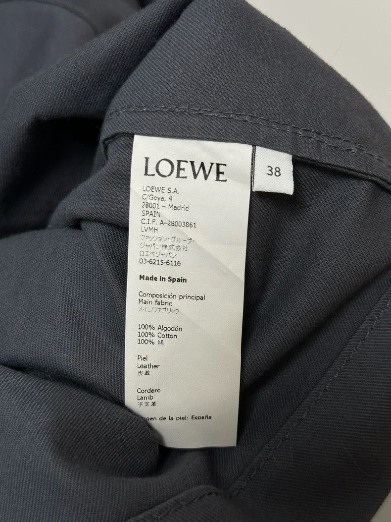 Loewe Loewe Short Jacket with Logo and Leather Sleeves Size US M / EU 48-50 / 2 - 5 Thumbnail