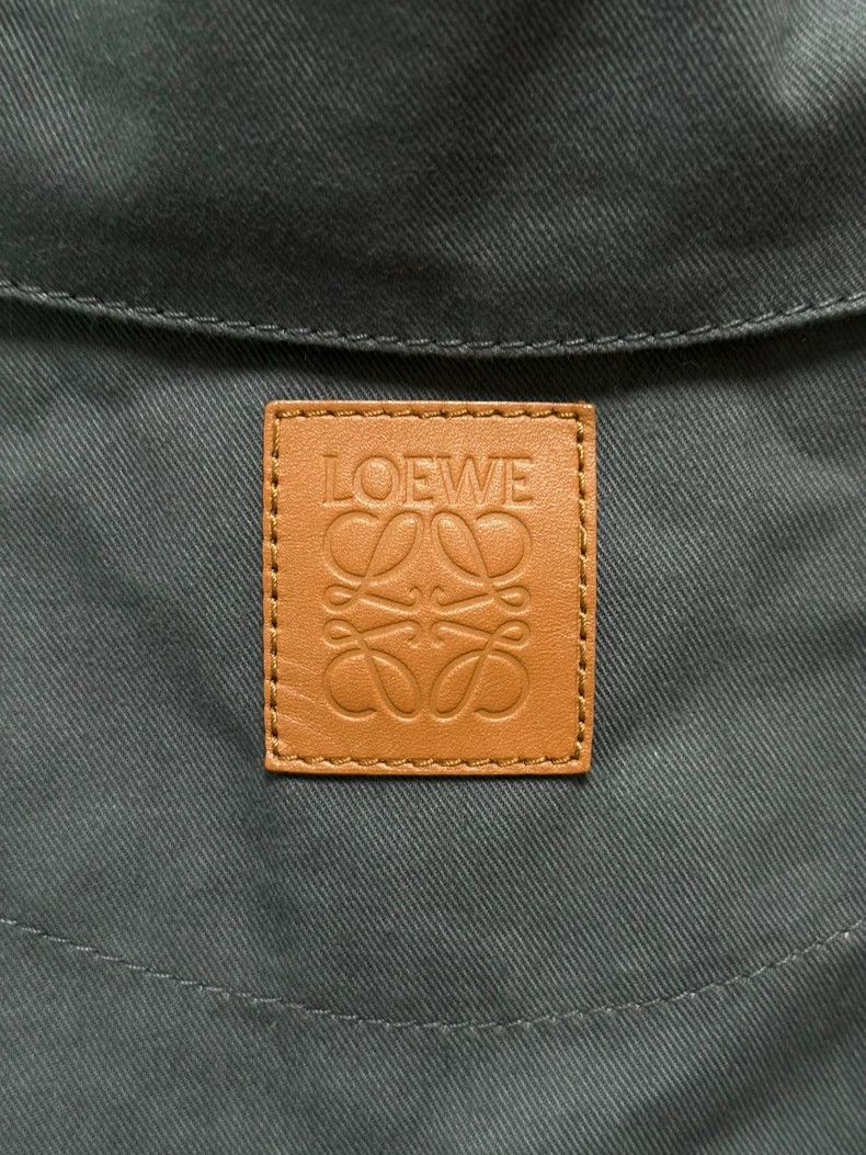 Loewe Loewe Short Jacket with Logo and Leather Sleeves Size US M / EU 48-50 / 2 - 3 Thumbnail