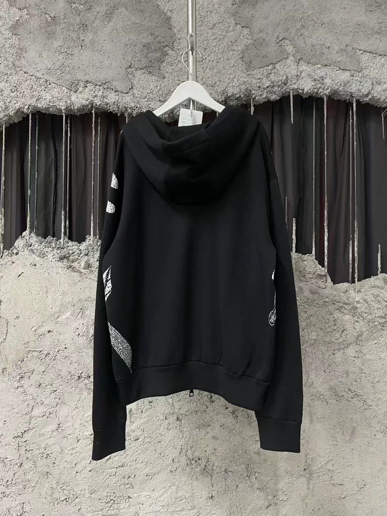 Louis Vuitton Louis Vuitton Zip Hoodie with Abstract Design Size US M / EU 48-50 / 2 - 2 Thumbnail