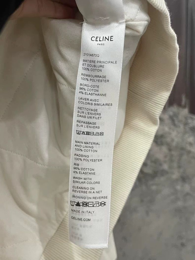 Celine Celine Embroidered Letter Round Neck Sweatshirt Size US M / EU 48-50 / 2 - 7 Thumbnail