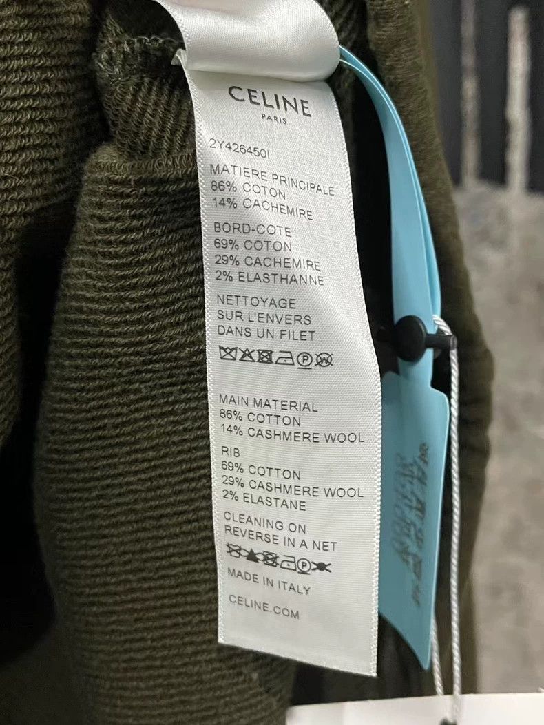 Celine Celine Green Graphic Hoodie Sweatshirt Size US M / EU 48-50 / 2 - 7 Thumbnail