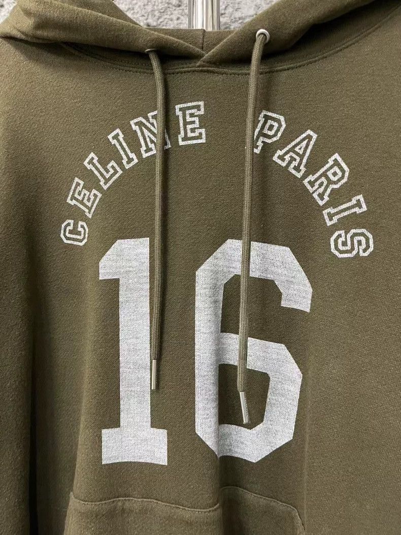 Celine Celine Green Graphic Hoodie Sweatshirt Size US M / EU 48-50 / 2 - 5 Thumbnail
