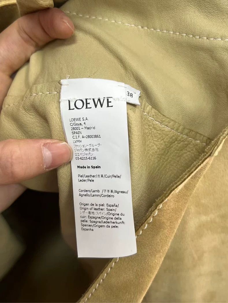 Loewe Loewe Light Khaki Suede Jacket Coat Size US M / EU 48-50 / 2 - 3 Thumbnail