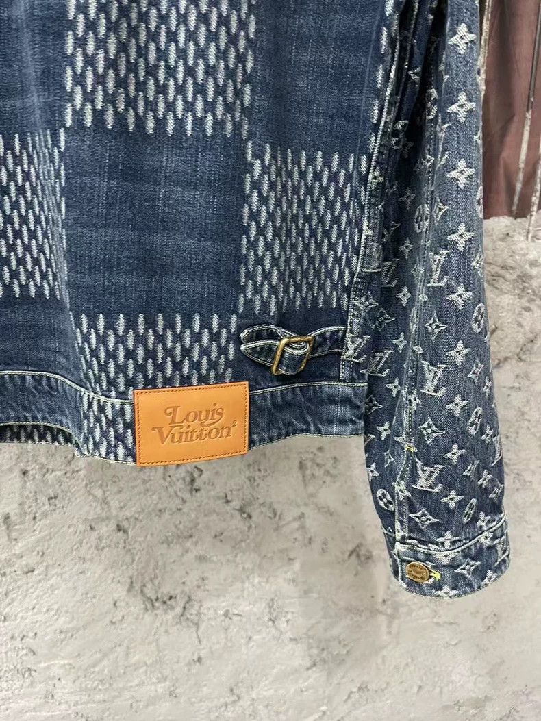 Louis Vuitton Louis Vuitton Nigo Check Denim Jacket Size US L / EU 52-54 / 3 - 3 Thumbnail