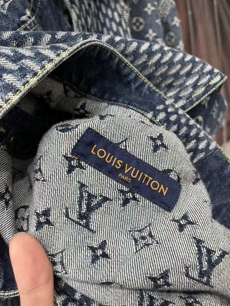 Louis Vuitton Louis Vuitton Nigo Check Denim Jacket Size US L / EU 52-54 / 3 - 6 Thumbnail