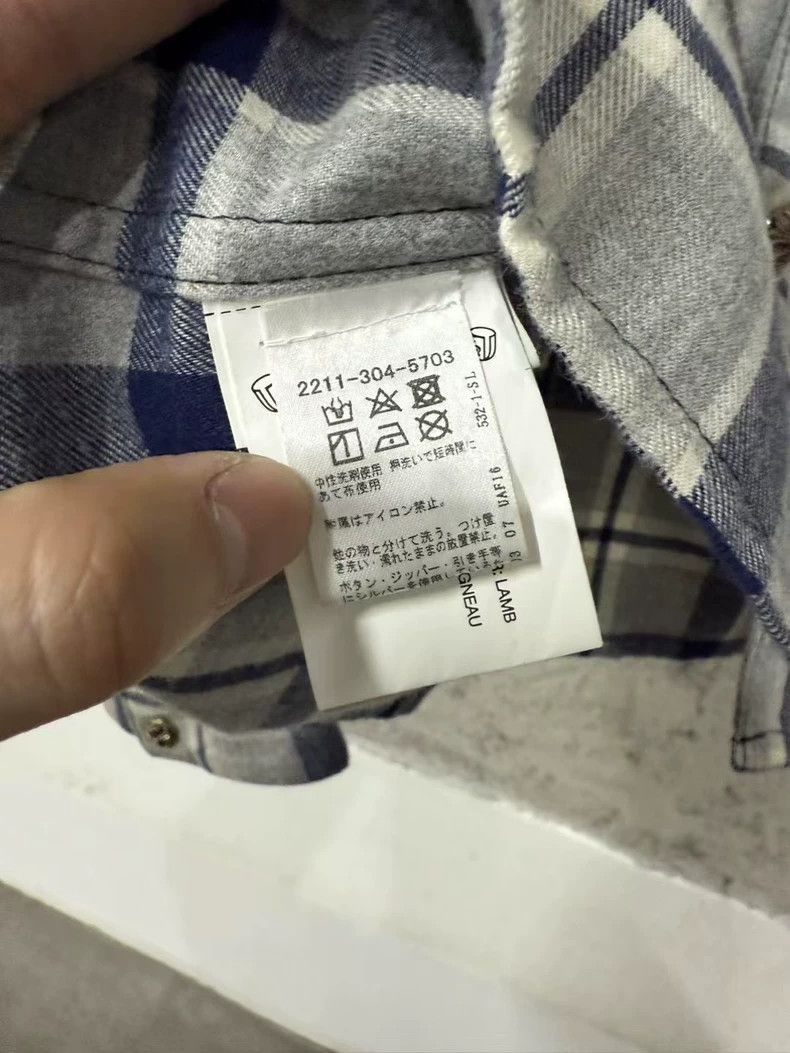 Chrome Hearts Chrome Hearts Blue Gray Plaid Shirt Size US S / EU 44-46 / 1 - 7 Thumbnail