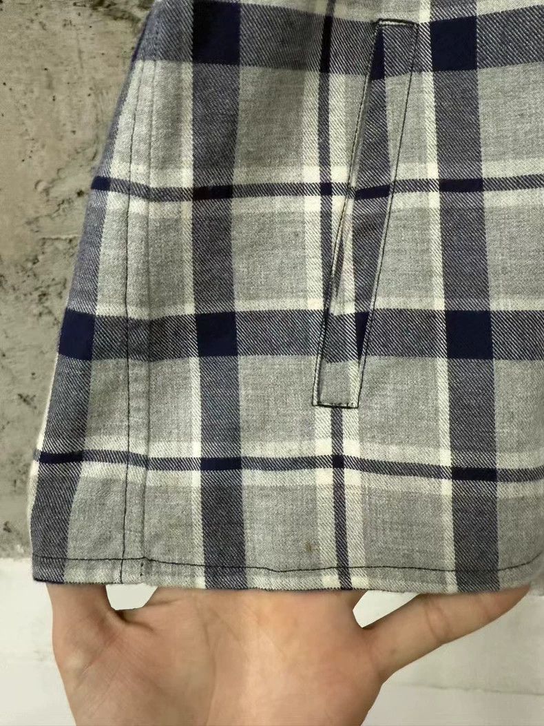 Chrome Hearts Chrome Hearts Blue Gray Plaid Shirt Size US S / EU 44-46 / 1 - 8 Thumbnail