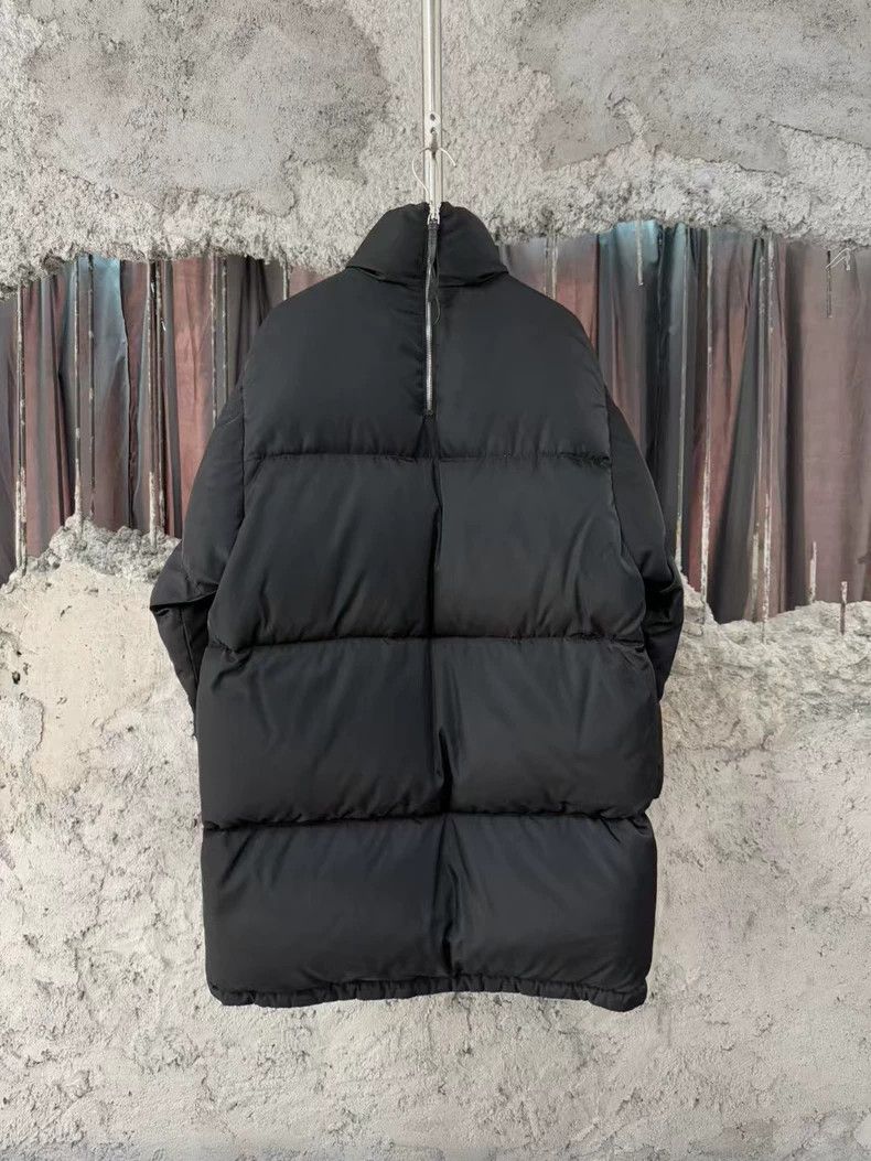 Prada Prada Long Puffer Jacket with Triangle Logo Size US M / EU 48-50 / 2 - 2 Thumbnail