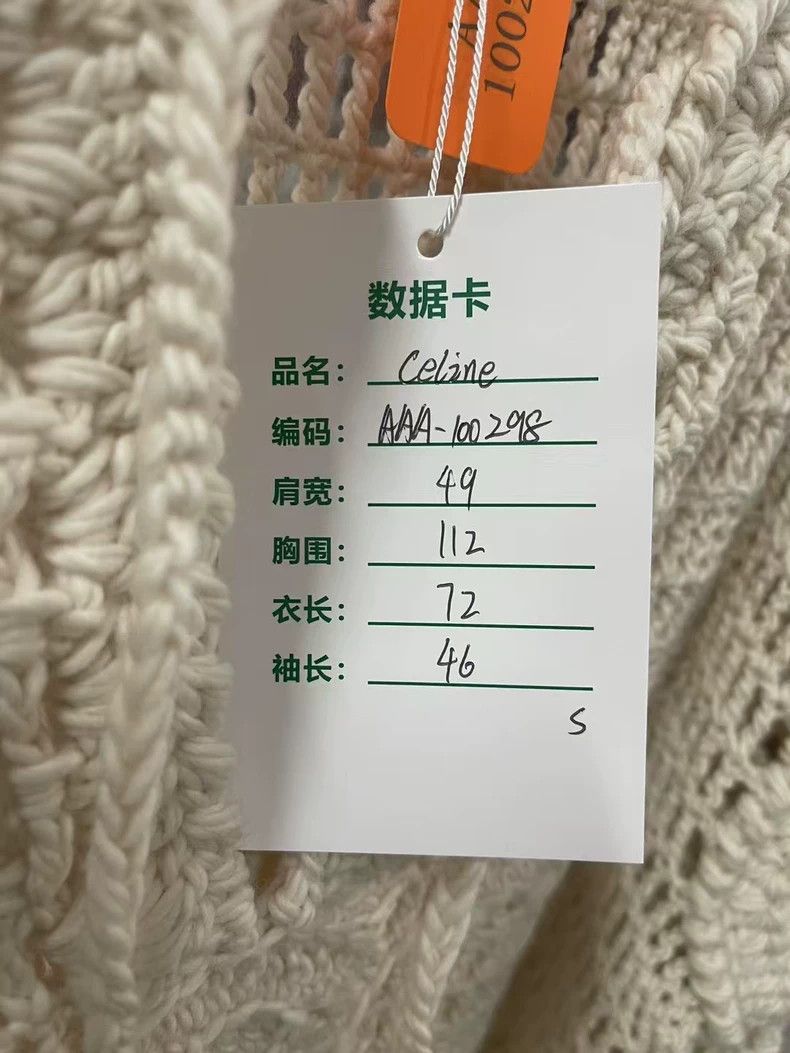Celine Celine Hollow Knit Sweater with Drawstring Size US S / EU 44-46 / 1 - 8 Thumbnail