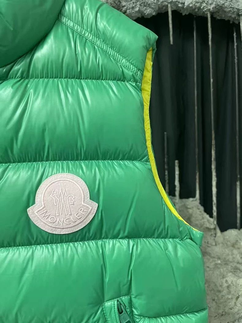 Moncler Moncler Green Yellow Padded Vest Size US M / EU 48-50 / 2 - 5 Thumbnail