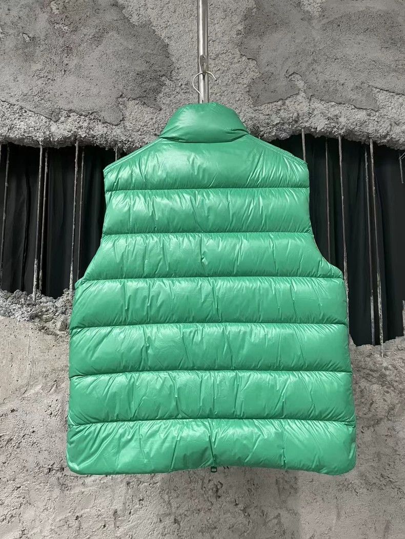 Moncler Moncler Green Yellow Padded Vest Size US M / EU 48-50 / 2 - 2 Thumbnail