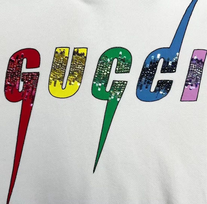Gucci Gucci Light Beige Lettered Hoodie Size US XXS / EU 40 - 3 Thumbnail