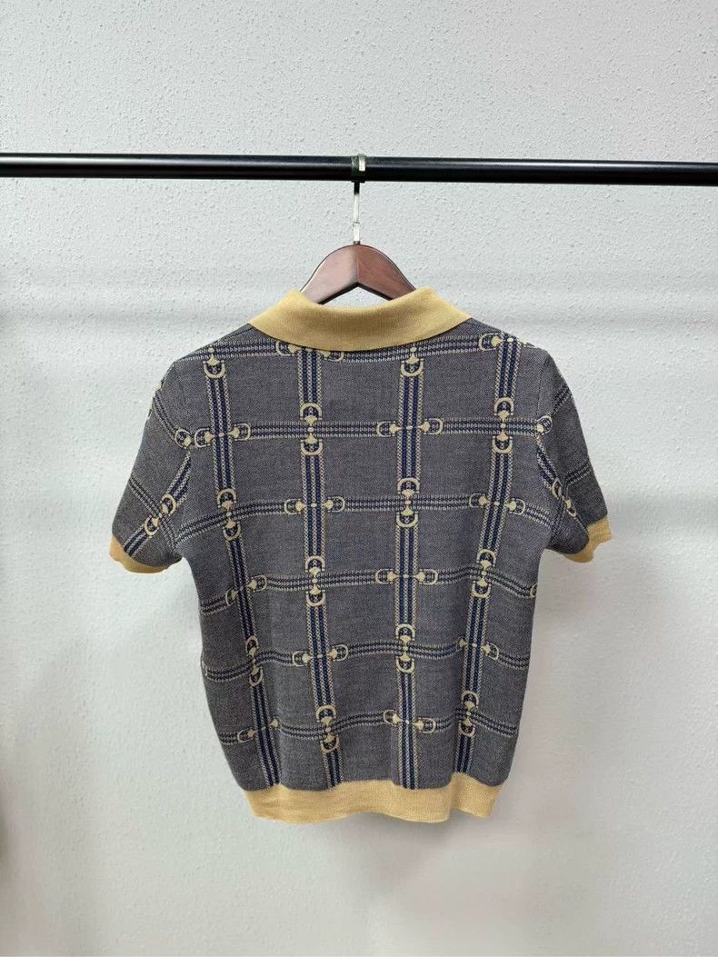 Gucci Gucci Wool Knit Polo Short Sleeve Shirt Size US M / EU 48-50 / 2 - 2 Thumbnail
