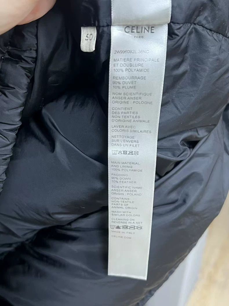 Celine Celine Logo Puffer Jacket with Tags Size US L / EU 52-54 / 3 - 4 Thumbnail