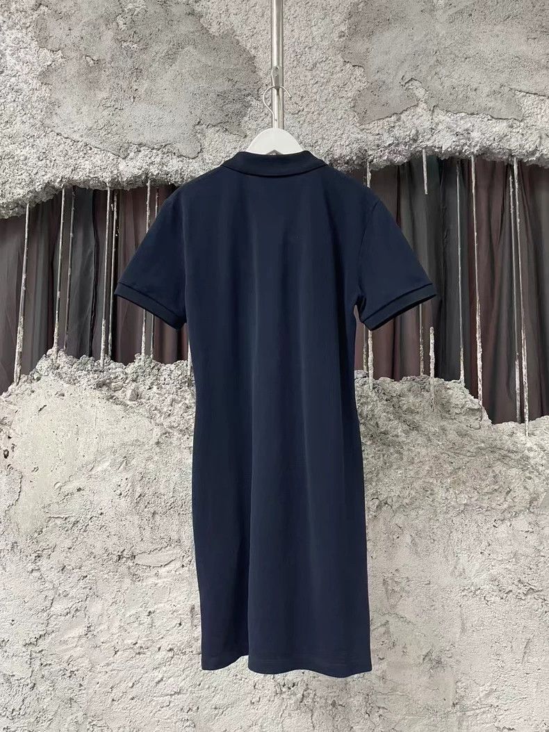 Prada Miu Miu New Navy Blue Short Sleeve Polo Dress Size US M / EU 48-50 / 2 - 2 Thumbnail