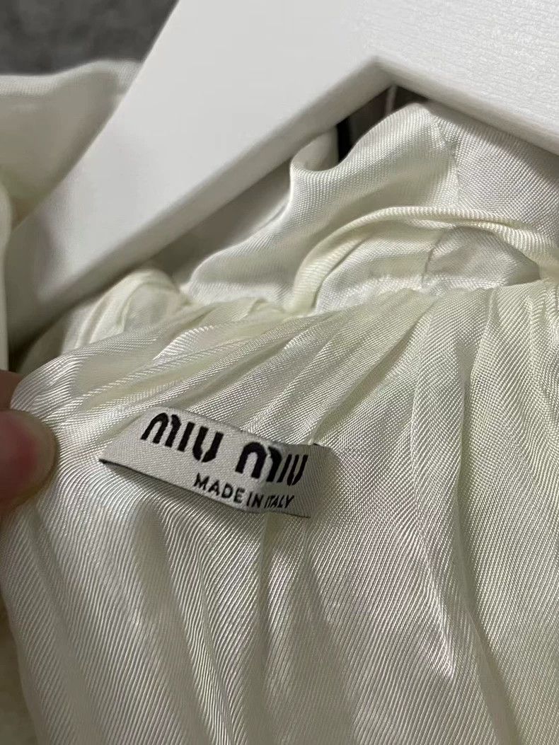 Prada Miu Miu Hooded Teddy Jacket with Zippers Size US S / EU 44-46 / 1 - 7 Thumbnail