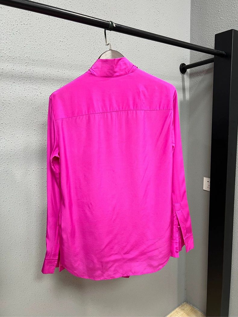 Valentino Valentino Pink Long Sleeve Blouse Size US M / EU 48-50 / 2 - 2 Thumbnail