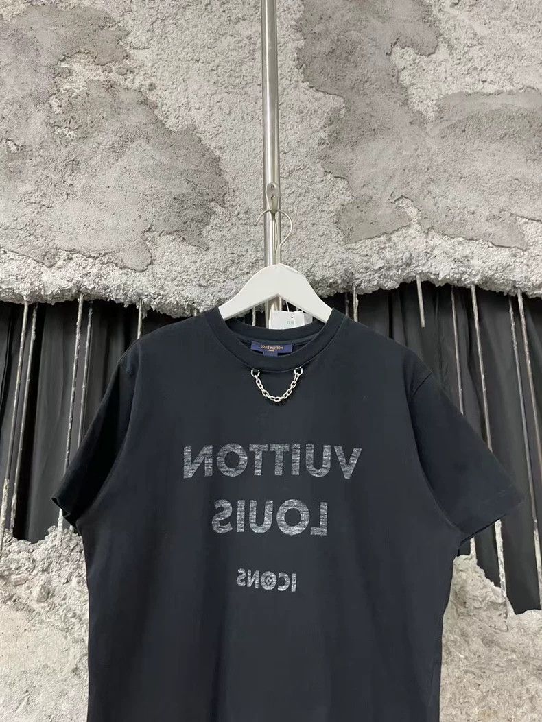 Louis Vuitton Louis Vuitton Logo Chain Short Sleeve Shirt Size US M / EU 48-50 / 2 - 3 Thumbnail
