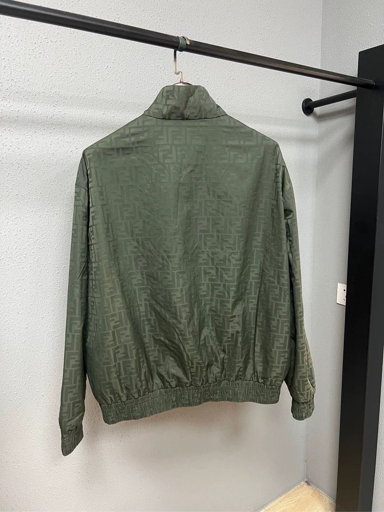 Fendi Fendi Dark Green Monogram Jacket Size US L / EU 52-54 / 3 - 2 Thumbnail