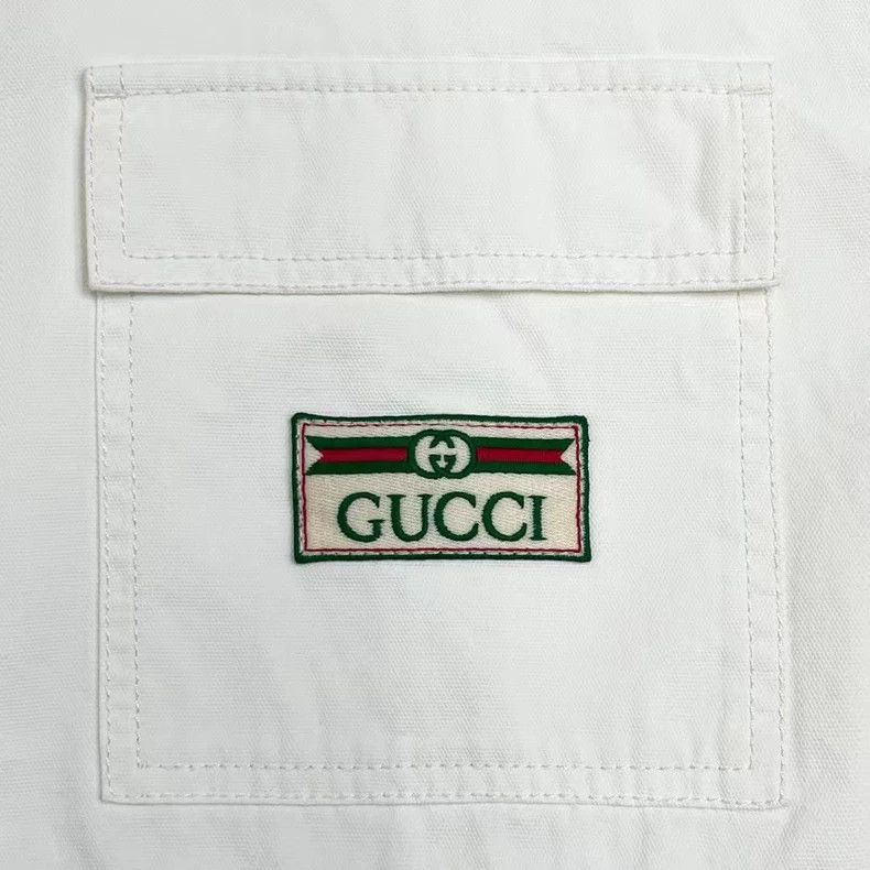Gucci Gucci Vintage Pocket Double G Logo Jacket Size US L / EU 52-54 / 3 - 4 Thumbnail