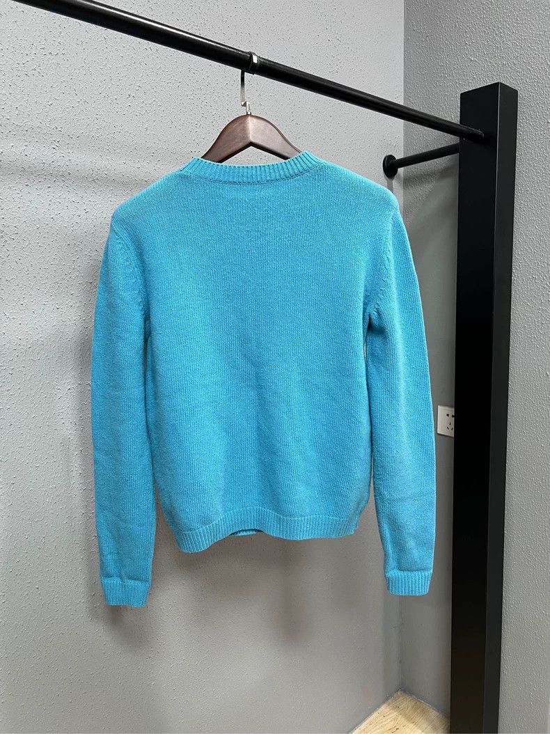 Gucci Gucci Blue Sweater with Dancing Pig Design Size US S / EU 44-46 / 1 - 2 Thumbnail