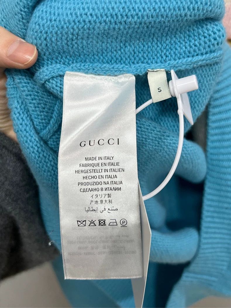 Gucci Gucci Blue Sweater with Dancing Pig Design Size US S / EU 44-46 / 1 - 3 Thumbnail