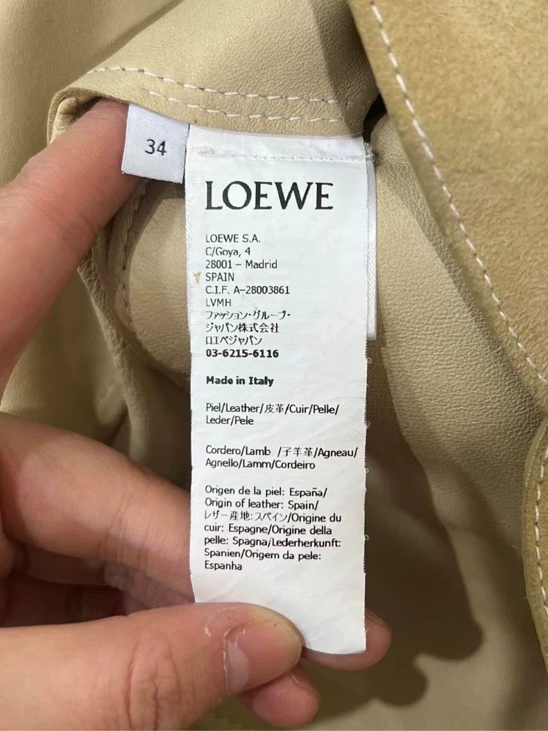 Loewe Loewe Khaki Suede Jacket with Pockets Size US S / EU 44-46 / 1 - 3 Thumbnail