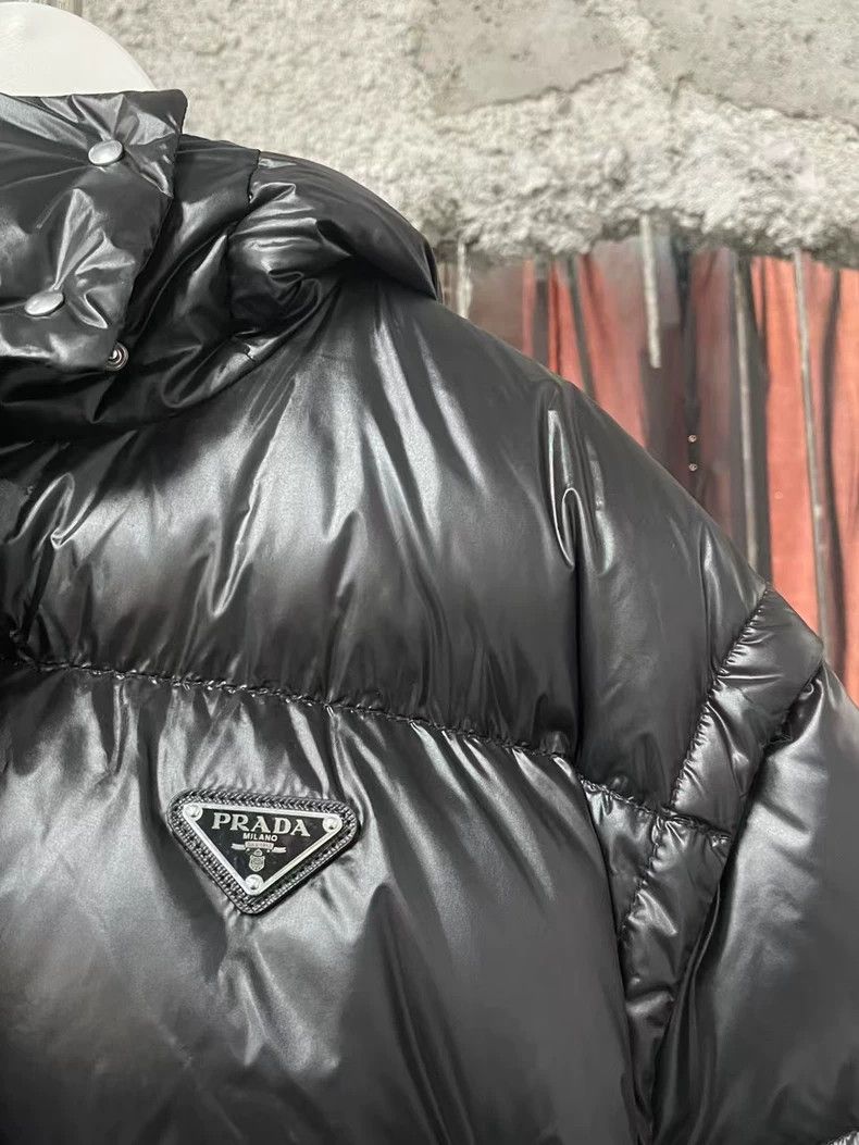Prada Prada Black Short Puffer Jacket with Removable Sleeves Size US XS / EU 42 / 0 - 5 Thumbnail