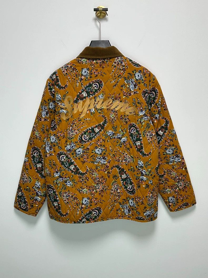 Supreme Supreme Yellow Paisley Cotton Jacket Size US L / EU 52-54 / 3 - 2 Thumbnail