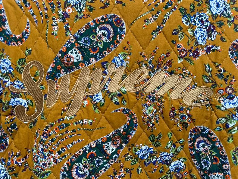 Supreme Supreme Yellow Paisley Cotton Jacket Size US L / EU 52-54 / 3 - 6 Thumbnail