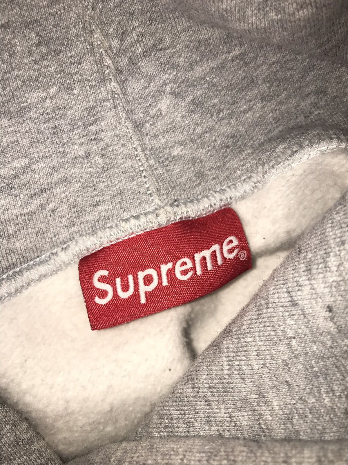 Supreme Text Stripe Hoodie
