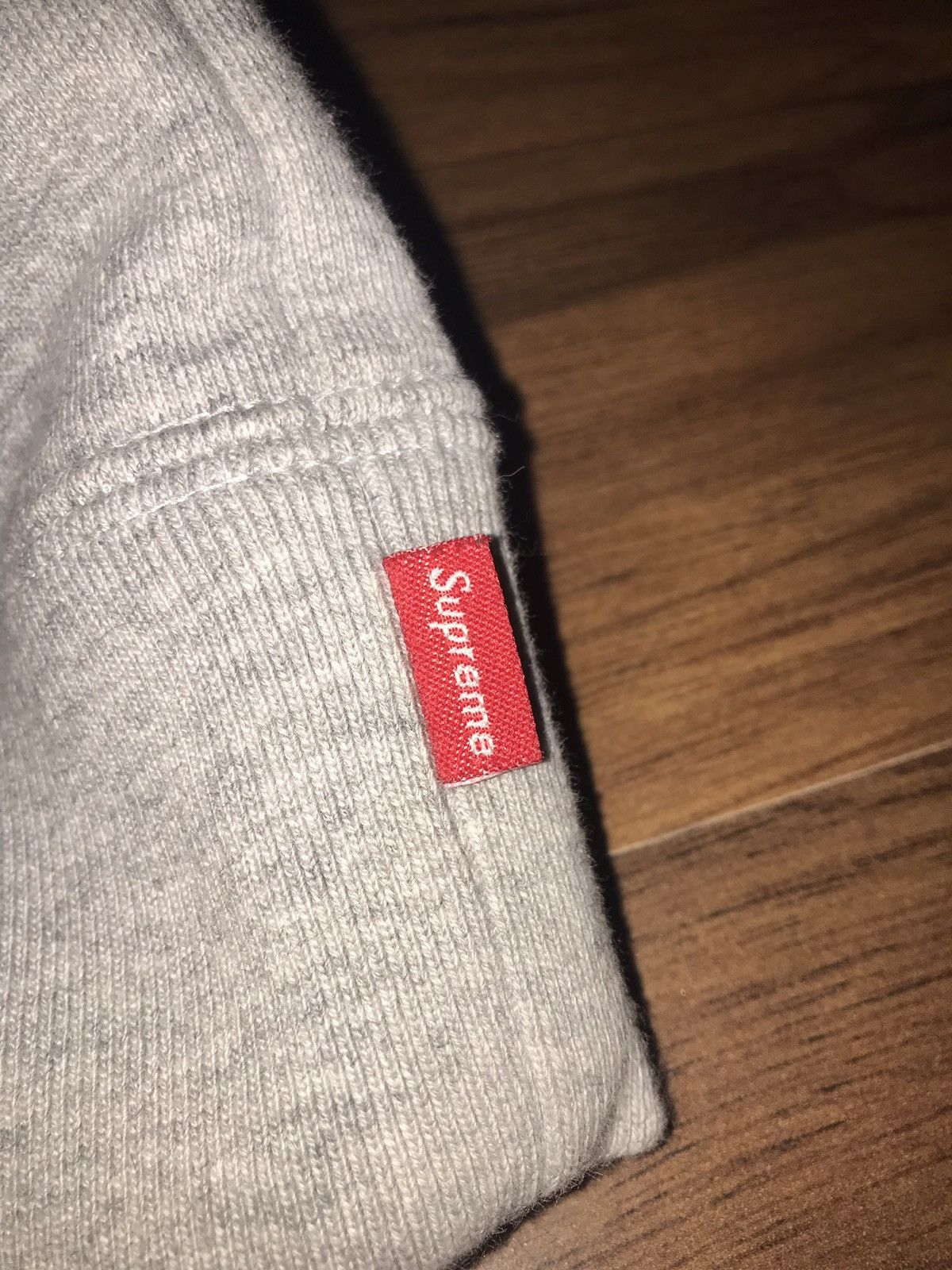 Supreme Text Stripe Hoodie