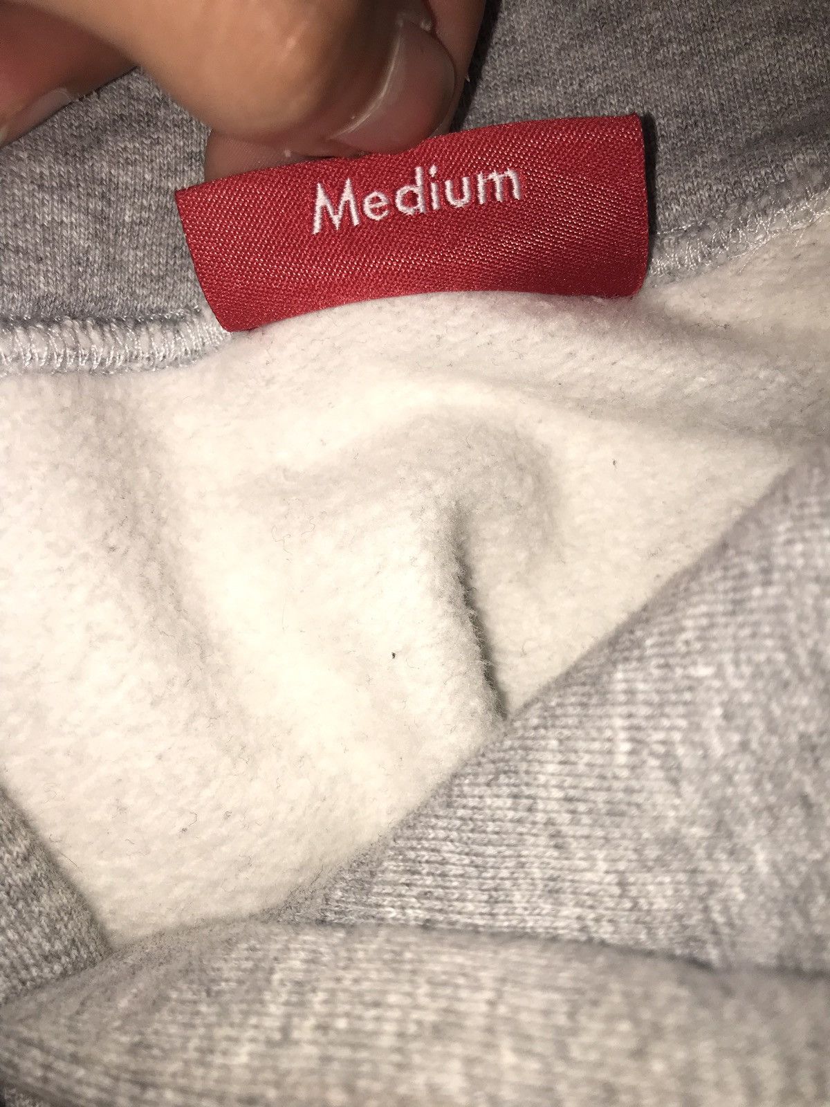 Supreme Text Stripe Hoodie
