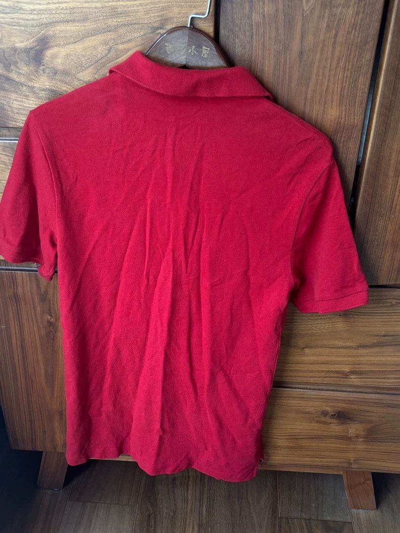 Burberry Burberry Red Polo Shirt Size Small Size US S / EU 44-46 / 1 - 2 Thumbnail