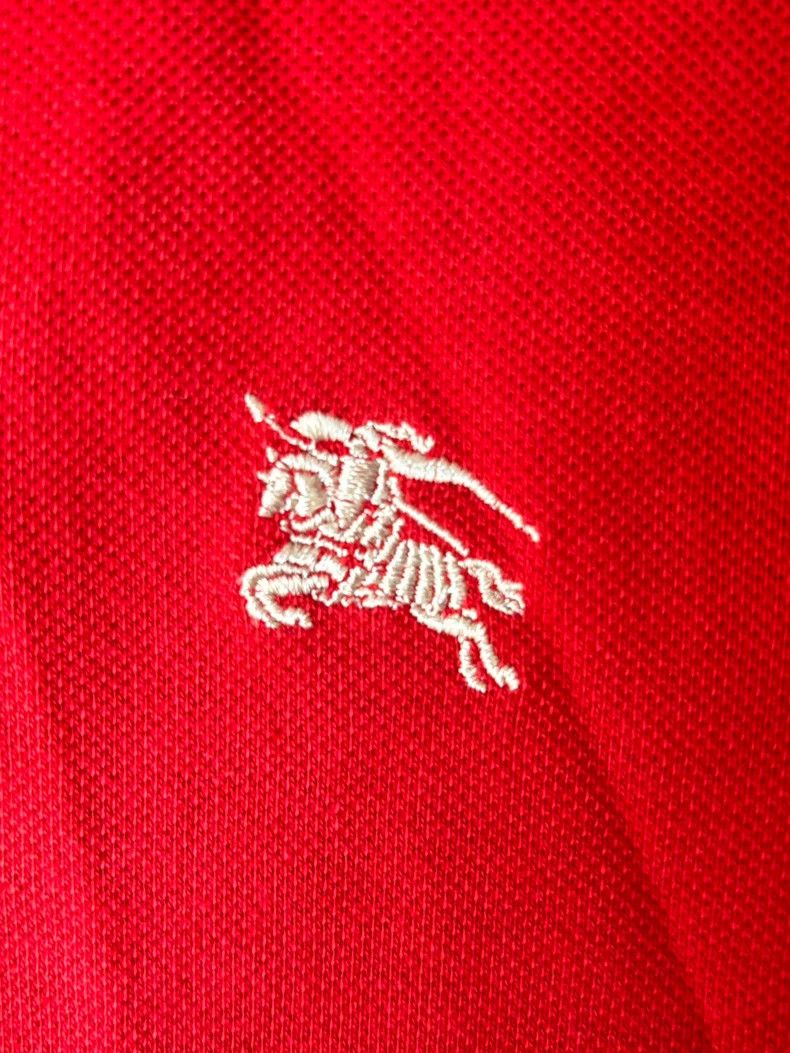 Burberry Burberry Red Polo Shirt Size Small Size US S / EU 44-46 / 1 - 4 Thumbnail