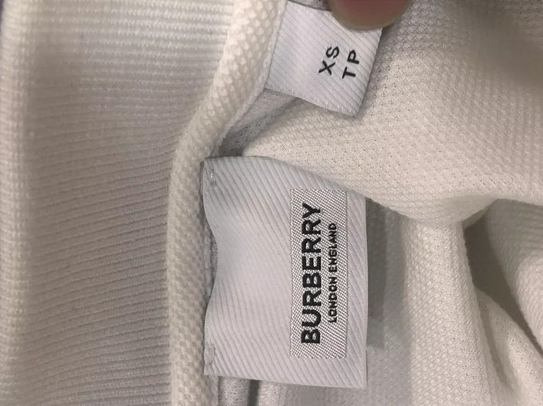 Burberry Burberry White Polo Shirt Size XS Size US XS / EU 42 / 0 - 4 Thumbnail
