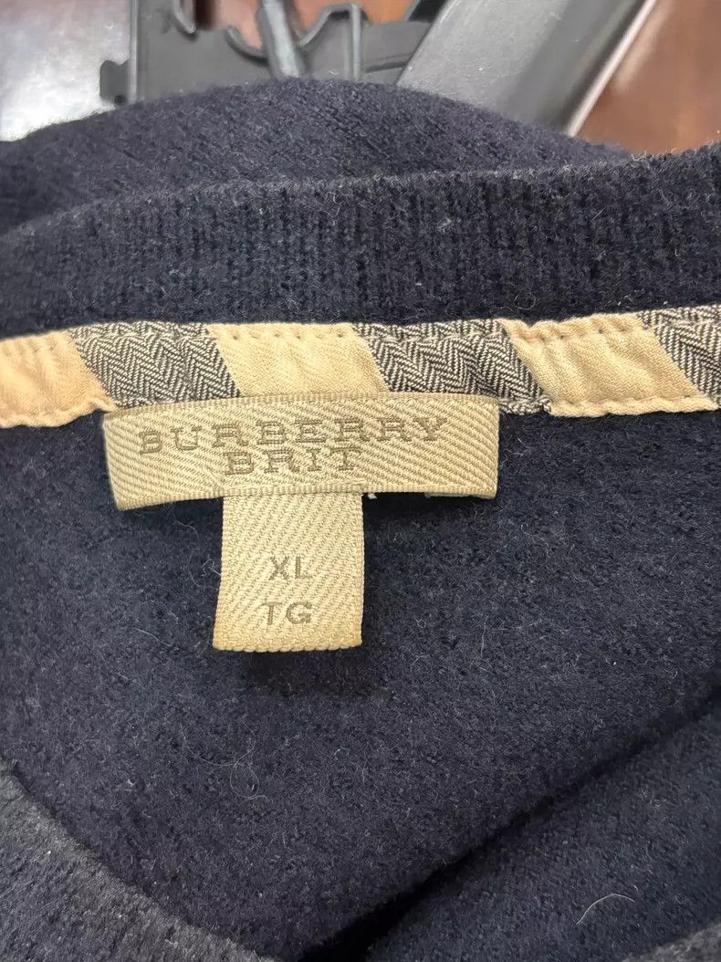 Burberry Burberry Wool Sweater with Flaws Size XL Size US XL / EU 56 / 4 - 5 Thumbnail